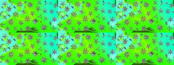 Raster Moda kumaş deseni. Şirin çiçekler. Çizgi çizimi deseni.