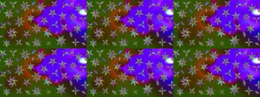 Yeşil renkli çiçekler. Renkli Bahar Teması eskiz kalıbı. Düz Çiçek Elementleri Tasarımı. Güzel çiçek deseni..