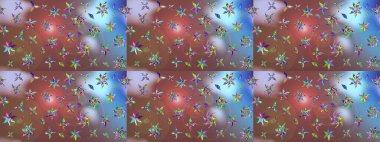 Dekorasyon ve tasarım için güzel bir desen. Eski model. Çiçeğin suluboya çizimlerinin mükemmel deseni. Suluboya çizim kalıbı. Moda yazdırma.