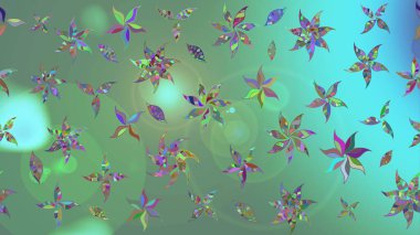 Çiçek çelengi. Eski moda arka plan. Kıvırcık, parlak örgü. Güzel, parlak, pürüzsüz kumaş, tuval. Desen, çizim, çiçek sınırı. Raster illüstrasyonu.