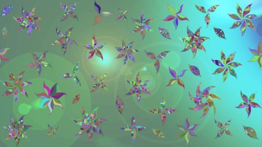 Çiçek deseni. Raster illüstrasyonu. Flower eskiz arka planı. Şatafatlı bahar bahçesi dokusu.