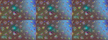 Yumuşak fayans. Klasik çiçek desenli. Yumuşak pamuk tasarımı. Paketleme, tekstil, duvar kâğıdı için çiçek eskizi. Raster taze dokusu.