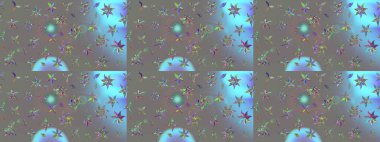 Çiçek desenli eskiz. Gri renkli çiçekler. Tişört baskısı için çiçek boyama rasteriName.