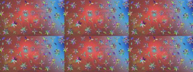 Çiçek arkaplan. Güzel kumaş deseni. Çizim raster deseni.