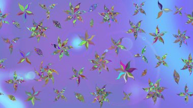 Raster çiçek izi. Çiçekli menekşe çizim deseni. Klasik taslak çizimi.