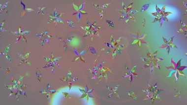 Gri renkli çiçekler. Düz Çiçek Elementleri Tasarımı. Güzel çiçek deseni. Renkli Bahar Teması çizim şablonu.