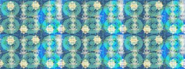 Kar taneleri radyal mavi, nötr ve yeşil renkler. Renkli arka planda güzel kar taneleri. Raster illüstrasyonu..