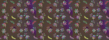 Renkli elementlerle Raster ilginç desen