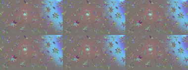 Çocuk stili. Çiçekli eskiz arkaplanı. Renkli Bahar Teması eskiz kalıbı. Düz Çiçek Elementleri Tasarımı.