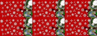 Çiçekli karalama şeklinde Raster çiçek deseni. Nazik, sevimli çiçek arkaplanı. Kırmızı renkte çiçekler.