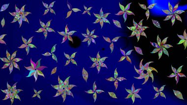 Küçük mavi çiçekli oldukça eski bir besin torbası deseni. Tekstil, kumaş, kapaklar, duvar kağıtları, baskı, naylon, koleksiyon defteri, örgü, dekupaj için güzel bir eskiz. Millefleurlar.