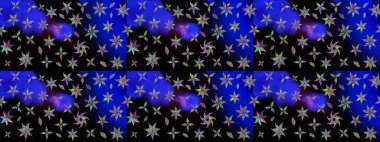 Raster düz çiçek çizim deseni. Siyah renkli çiçekler. Tasarım hediye paketi, tebrik kartları, posterler ve afiş tasarımı.