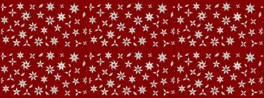 Nazik, narin çiçek arkaplanı. Kırmızı renkte çiçekler. Raster çiçek desenli ve çiçekli..