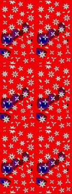 Raster. Eski usul. Raster illüstrasyonu. Eskiz geçmişi. Tomurcukları çiçek olan sevimli bir çiçek deseni. Kumaş, tekstil ve duvar kağıdı baskısı için..