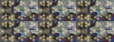 Raster resim. Christmas dekorasyon kar kar tanesi. Noel şenlikli arka plan.