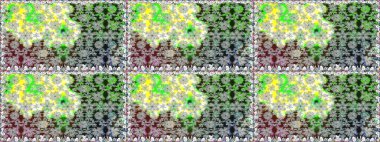 Doodle unsurları. Sorunsuz çiçek deseni kaydırma kağıt, davet, el ilanı, afiş veya Web sitesi Web sitesi arka plan duvar kağıdı için kullanılabilir. Elle çizilmiş Raster illüstrasyon.