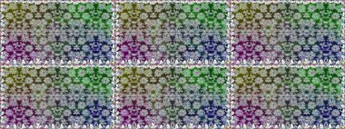 Raster desen. Fantezi kumaş deseni. Çiçekler, suluboya ile sorunsuz çiçek desenli.