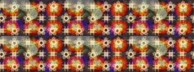 Raster Noel soyut renkli arka plan ve tatlı kar tanesi. Kar taneleriyle kahverengi, sarı ve gri renkler. Raster illüstrasyonu.