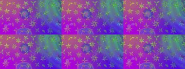 Nazikçe, güzel çiçek arkaplanı. Mor renkli çiçekler. Raster çiçek desenli ve çiçekli..