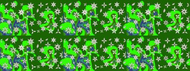 Fantezi çiçekli eskiz deseni, doğal duvar kağıdı, çiçek desenli kıvrım çizimi. Paisley el çizimi elementler. Ev dekoru.