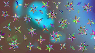 Çiçekli el çizimi çizimi deseni. Modern gelişim kahverengi raster arka plan duvar kâğıdı illüstrasyon klasik çizgili iz sürme desenli çiçekler, çiçekli süsler.