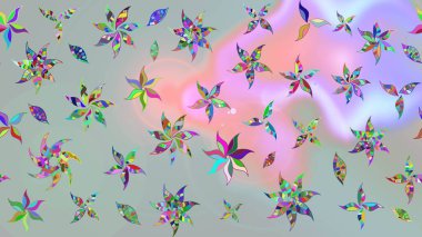 Doodle tarzı. Renkli gri çizim kalıbı. Tekstil ve kapak tasarımı için mükemmel. Gri renkli çiçekler. Elle çizilmiş sonbahar çiçeği deseni..