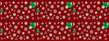 Kırmızı renkte çiçekler. Renkli bahar temalı eskiz kalıbı. Düz Çiçek Elementleri Tasarım Raster illüstrasyonu. Çiçekli çiçek deseni, suluboya..