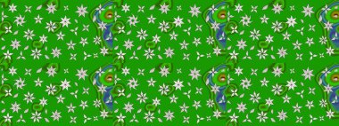 Raster illüstrasyonu. Küçük çiçekteki sevimli çiçek deseni. Güzel karalamalı çiçek desenli çizim. Güzel kumaş deseni.