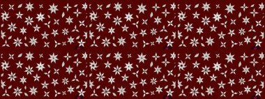 Şirin çiçek elementleri. Raster illüstrasyonu. Taslak desenli, modaya uygun kumaş deseni. Renkli Bahar Teması eskiz kalıbı. Düz Çiçek Elementleri Tasarımı.