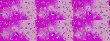 Raster. Sabıka fotoğraflarında, bebek kıyafetlerinde, duvar kâğıtlarında, paket kutularında falan kullanılabilir. Zarif, parlak ve eskiz morumsu çiçek deseni tasarımı.
