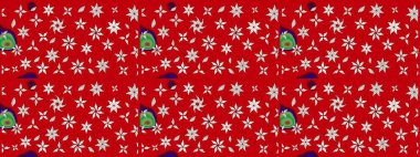 Küçük kırmızı çiçeklerle oldukça eski bir besin torbası deseni. Tekstil, kumaş, kapaklar, duvar kağıtları, baskı, paket, koleksiyon defteri, örgü, dekupaj için çiçek arkaplanı..