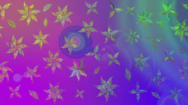 Çiçek duvar kağıdı. Hint süsü. Mor renklerde. Çizim kalıbı. Raster illüstrasyonu. Renkli süs kenarı.