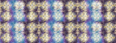 Yılbaşı kış tasarımı için renkli kar taneleri. Elle çizilmiş kartanesi karalaması. Raster illüstrasyonu.