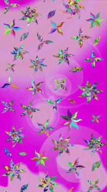 Çiçekli eskiz arkaplanı. Çocuk stili. Renkli Bahar Teması eskiz kalıbı. Düz Çiçek Elementleri Tasarımı.