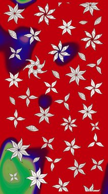 Şekil verilmiş çiçeklerle eskiz deseni. Süslü zentangle çizim dokusu, soyut çiçeklerle süslenmiş. Çiçek deseni duvar kağıdı, şablon dolguları ve web sayfası arkaplanı için kullanılabilir.