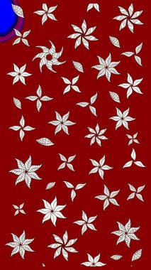 Eskiz Vintage Çiçek Deseni. Raster Kalça dokusu deseni.