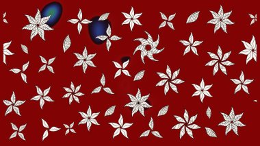 Düz Çiçek Elementleri Tasarımı. Renkli Bahar Teması eskiz kalıbı. Parlak arkaplan eskiz desenli çiçekli fantezi tasarımı.