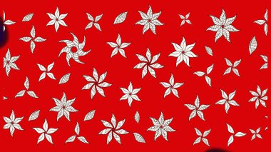 Raster illüstrasyonu. Çiçekler, dallar, bitkiler ve çiçekler. El çizimi. Güzel kumaş deseni.