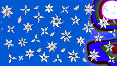 Raster. Raster illüstrasyonu. Kumaş, tekstil, duvar kağıdı baskısı için. Eski usul. Tomurcukları çiçek olan sevimli bir çiçek deseni. Taslak arkaplan.