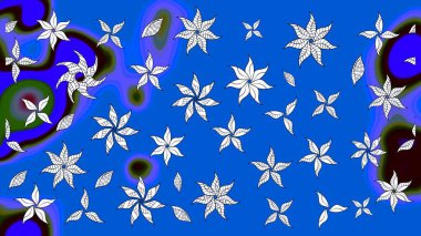 Yumuşak fayans. Raster 'ın taze dokusu. Klasik çiçek desenli. Yumuşak pamuk tasarımı. Paketleme, tekstil, duvar kağıdı için çiçek arkaplanı.