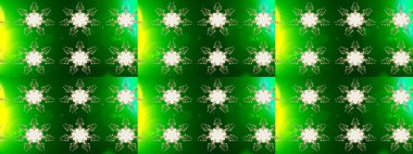 Kış kar taneleri, raster arka plan. Yüzey için tekrarlanan doku, ambalaj kağıdı, altın rengi kar tanesi.