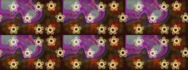 Meteoroloji buz koleksiyonu. Kar Tanesi raster ikonu arka plan kahverengi, mor, nötr renk. Xmas Frost kar taneleri izole edilmiş siluet sembolü. Raster. Kış Noel 'i Kar bembeyaz kristal element