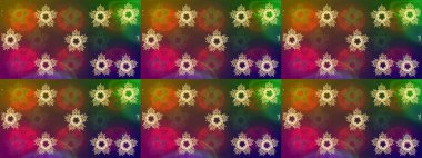 Kış arka plan. Raster resim. Noel kar taneleri ile arka plan. Raster Noel renkli arka plan ile sevimli kar tanesi.