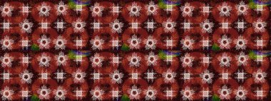 Kar taneleri tasarımı. Son moda kar taneleri ve elementler onun kartlarını gösteriyor. Retro stil dokusu, şablon kış elementleri. Modern tasarım posteri, kapak, kart tasarımı kahverengi, kırmızı ve nötr renkler.