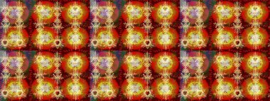 Noel süsleri ve Noel süsleri. Raster Noel soyut renkli arkaplan ve düşen kar tanesi.