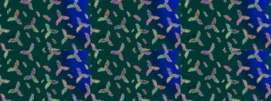 Silüet kar tanecikli tabela izole edilmiş mavi, yeşil ve mor renkler. Kar Tanesi Mozaik ikonu. Düz dizayn. Grafiksel element dekorasyonu. Raster skeci. Sembol kışı, donmuş, Noel, yeni yıl tatili.