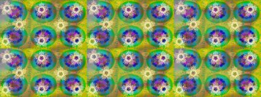 Kar tanesi süs desen. Snowflakes desen. Kar taneleri arka plan. Arka plan üzerinde izole soyut kar taneleri ile düz tasarım. Raster illüstrasyon.