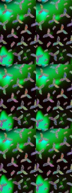 Kar taneleri tasarımı. Retro stil dokusu, şablon kış elementleri. Modern tasarım posteri, kapak tasarımı, yeşil, siyah ve gri renkli kart tasarımı. Moda olmuş kar taneleri ve elementler Memphis kartları.