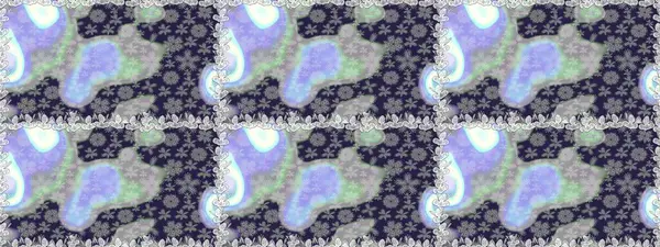 Çiçekli çiçek deseni, suluboya. Küçük çiçekte güzel bir çiçek deseni var. Raster deseni.