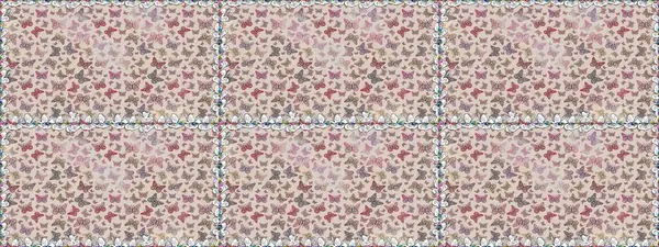 Elle çizilmiş illüstrasyon. Raster. Kıyafetler, erkekler, kızlar ve duvar kağıtları için soyut çizim kalıbı. Renkli kelebeklerin güzel arka planı.